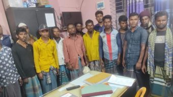 হিজলায় অভয়াশ্রম অভিযানে মেঘনায় ১৫ জেলে আটক