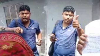 এসআই শিহাবের নেতৃত্বে আদালতের নির্দেশ অমান্য করে ওয়াল নির্মাণের চেষ্টা