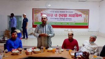 বাউফলে ইউএনও কতৃক স্থানীয় সাংবাদিকদের সম্মানে ইফতার মাহফিল