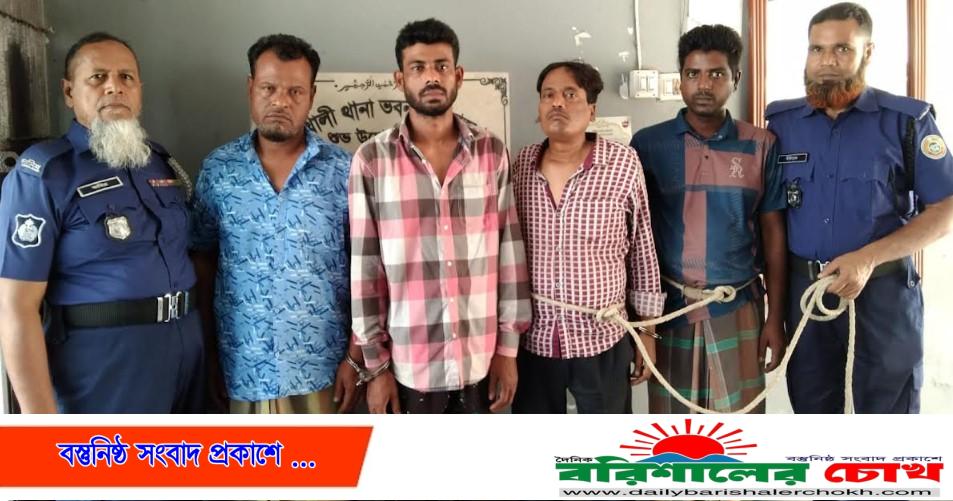 কাউখালীতে ৫ জুয়ারীসহ ১০জন গ্রেপ্তার