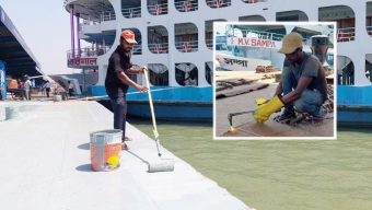 ঈদযাত্রা: নবরূপে সাজছে পন্টুন, তবে টিকিট বিক্রি নেই কাউন্টারে