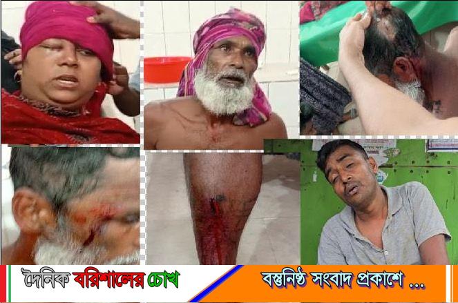 বাউফলে জমি সংক্রান্ত বিরোধে দু’গ্রুপের সংঘর্ষে সেনা সদস্য সহ আহত -১৪