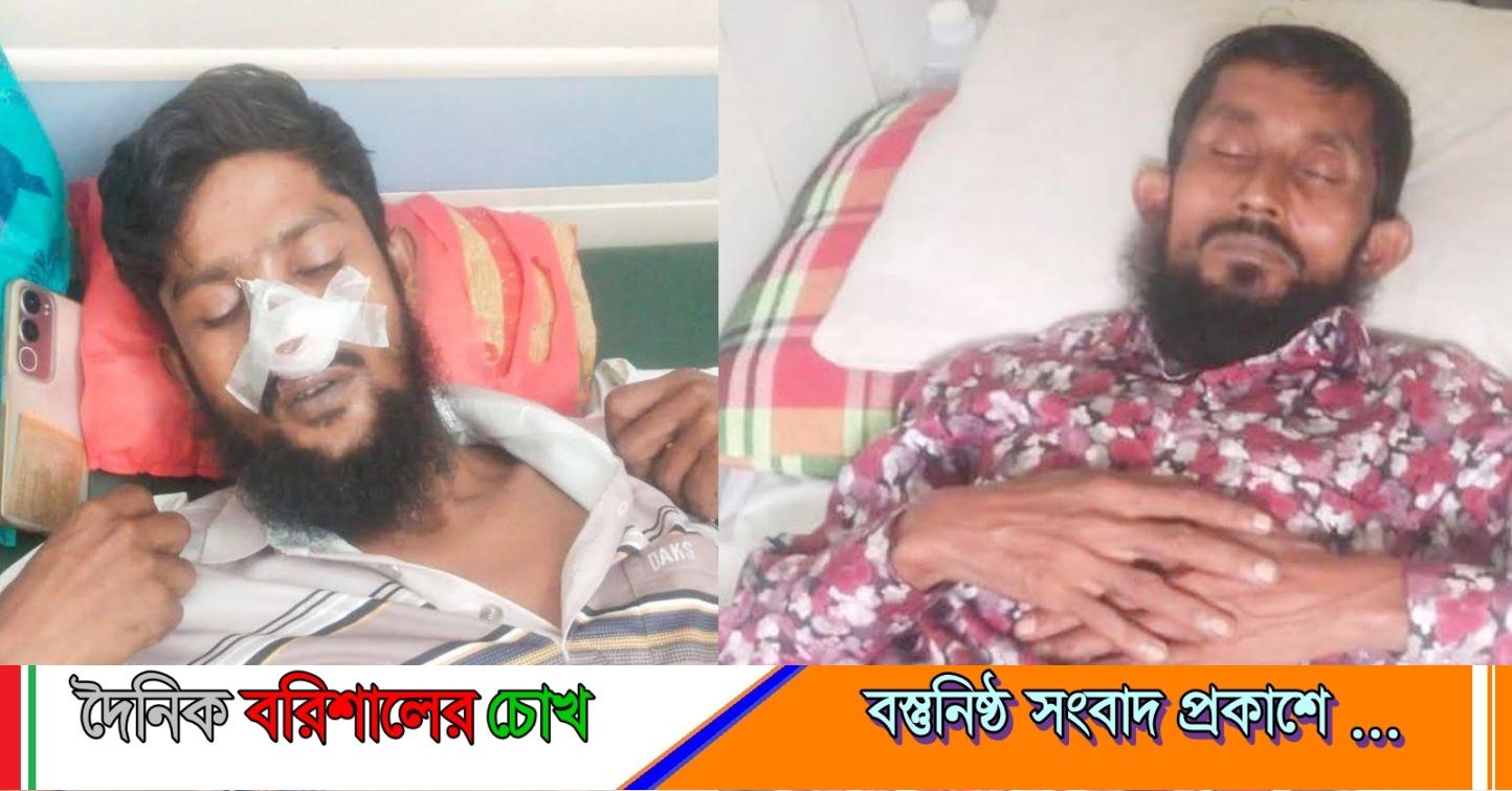 লালমোহনে তুচ্ছ ঘটনার জেরে ৩ জনকে পিটিয়ে আহত