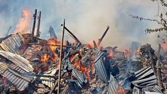 কাউখালীতে ভয়াবহ অগ্নিকাণ্ডে দুইটি ঘর সম্পূর্ণ পুড়ে ছাই ক্ষয়ক্ষতি ২০ লক্ষ টাকা