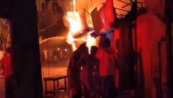 পটুয়াখালীতে আগুনে পুড়ে ছাই ১০ ব্যবসা প্রতিষ্ঠান