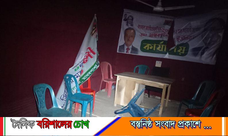 বরিশালে বিএনপির কার্যালয় ভাঙচুর, থানায় অভিযোগ