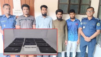 বানারীপাড়ায় স্কুলের কম্পিউটার ল্যাবে চুরির ঘটনায় গ্রেপ্তার-৪, ১৩টি ল্যাপটপ উদ্ধার