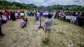 শিক্ষার্থীদের ডাকা অ্যাকাডেমিক শাটডাউনে অচল বরিশাল ইঞ্জিনিয়ারিং কলেজ