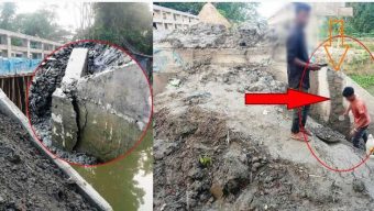 বরিশালে উদ্বোধনের আগেই ফাটল, ভেঙে পড়ার ঝুঁকিতে সরকারি প্রকল্প