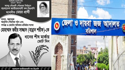 মেয়র ঘোষণার দাবিতে গৌরনদী পৌরসভার বিএনপি’র প্রার্থীর মামলা