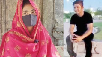 বরিশালে স্ত্রীর স্বীকৃতি পেতে প্রবাসীর বাড়িতে প্রেমিকার অনশন
