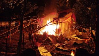 বরিশালে যাত্রাপ্যান্ডেল ভাঙচুর, অগ্নিসংযোগ