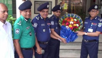 বরিশালে পুলিশের বিভিন্ন কার্যক্রম পরিদর্শনে আইজিপি