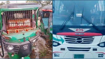 বরগুনায় বাসের ধাক্কায় কনে দেখতে যাওয়া অটোরিকশার যাত্রীসহ আহত ১০