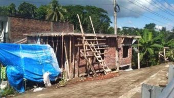 বরিশালে সরকারি জমি দখল করে বিএনপির কার্যালয় নির্মাণ