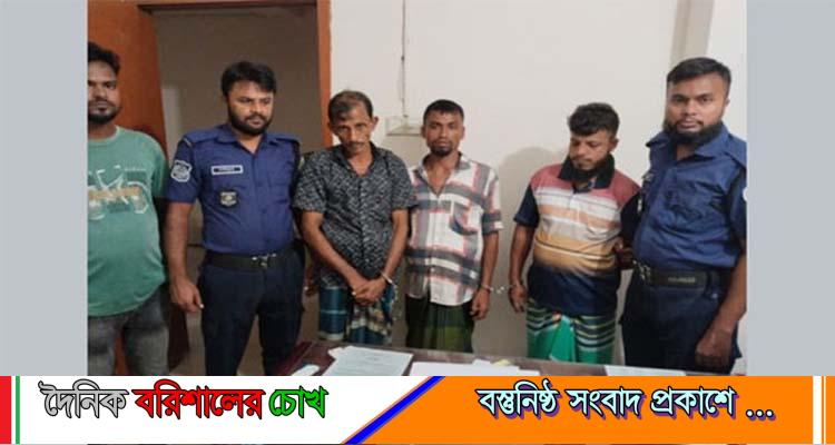 মেহেন্দিগঞ্জে ইয়াবাসহ ৩ মাদক ব্যবসায়ী গ্রেপ্তার
