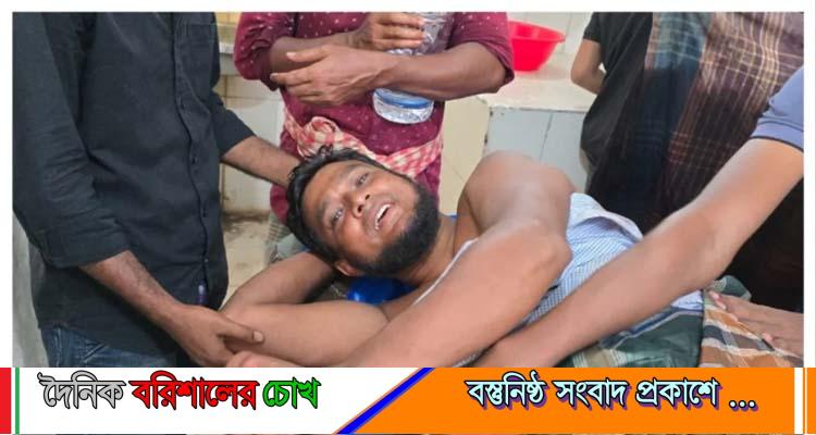 বাউফ‌লে ফস‌লি জ‌মি থে‌কে হাঁস তাড়া‌নোয় স্কুল শিক্ষকে কুপিয়ে জখম