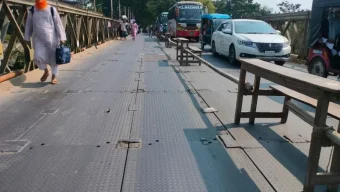 জোড়াতালির ওপর টিকে থাকা বাসন্ডা সেতুতে ঝুঁকি চরমে