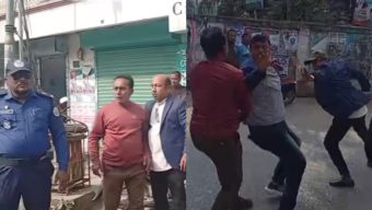 নেছারাবাদে শিক্ষক–অভিভাবক ধাক্কাধাক্কি, পুলিশে নিয়ন্ত্রণে পরিস্থিতি