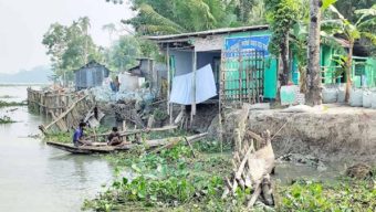 পিরোজপুরে নদী ভাঙনে হুমকিতে বাজার-সড়ক-মসজিদ