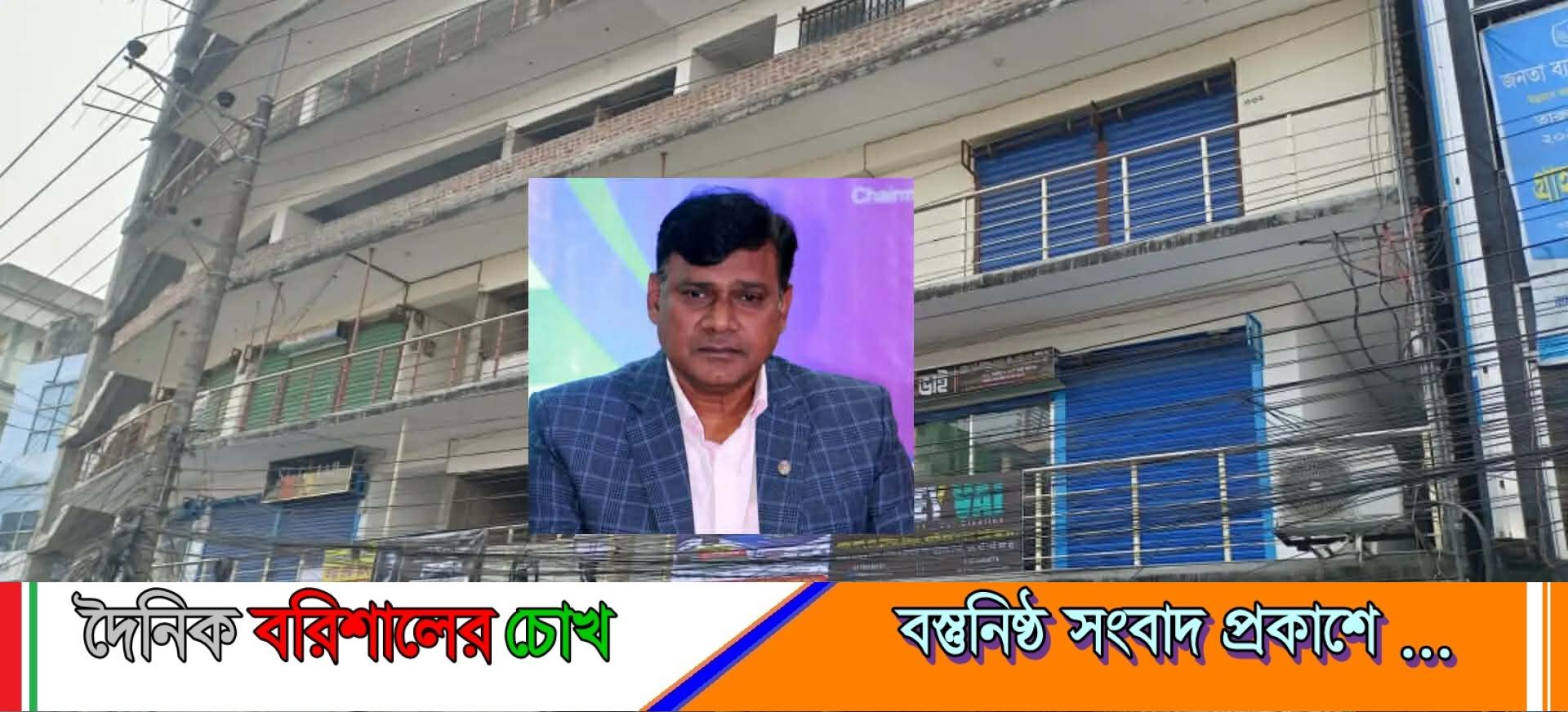 রাজশাহীতে সরকারি রাস্তা দখল করে আওয়ামী লীগ নেতার মার্কেট