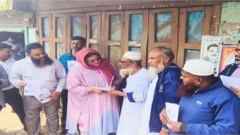 বিনা দোষে কারাবন্দি পিতার মুক্তির প্রত্যয়ে বরিশাল–৩ আসনে ফারিয়া কিবরিয়ার গণসংযোগ