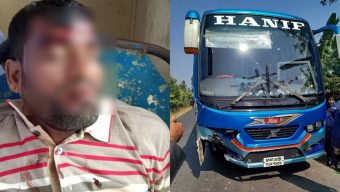 কলাপাড়া-কুয়াকাটা মহাসড়কে বাসচাপায় ইউপি দফাদার নিহত, বাবা আশঙ্কাজনক