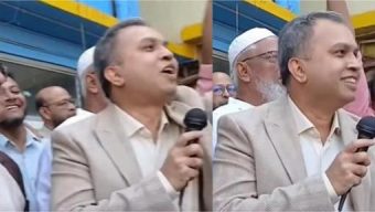 আওয়ামী লীগ নেতার মুখে ধানের শীষের স্লোগান: বরিশাল-৩ আসনে চাঞ্চল্য
