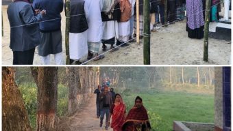 উজিরপুরের ওটরা ইউনিয়নে উৎসবমুখর পরিবেশে শান্তিপূর্ণ ভোটগ্রহণ চলছে