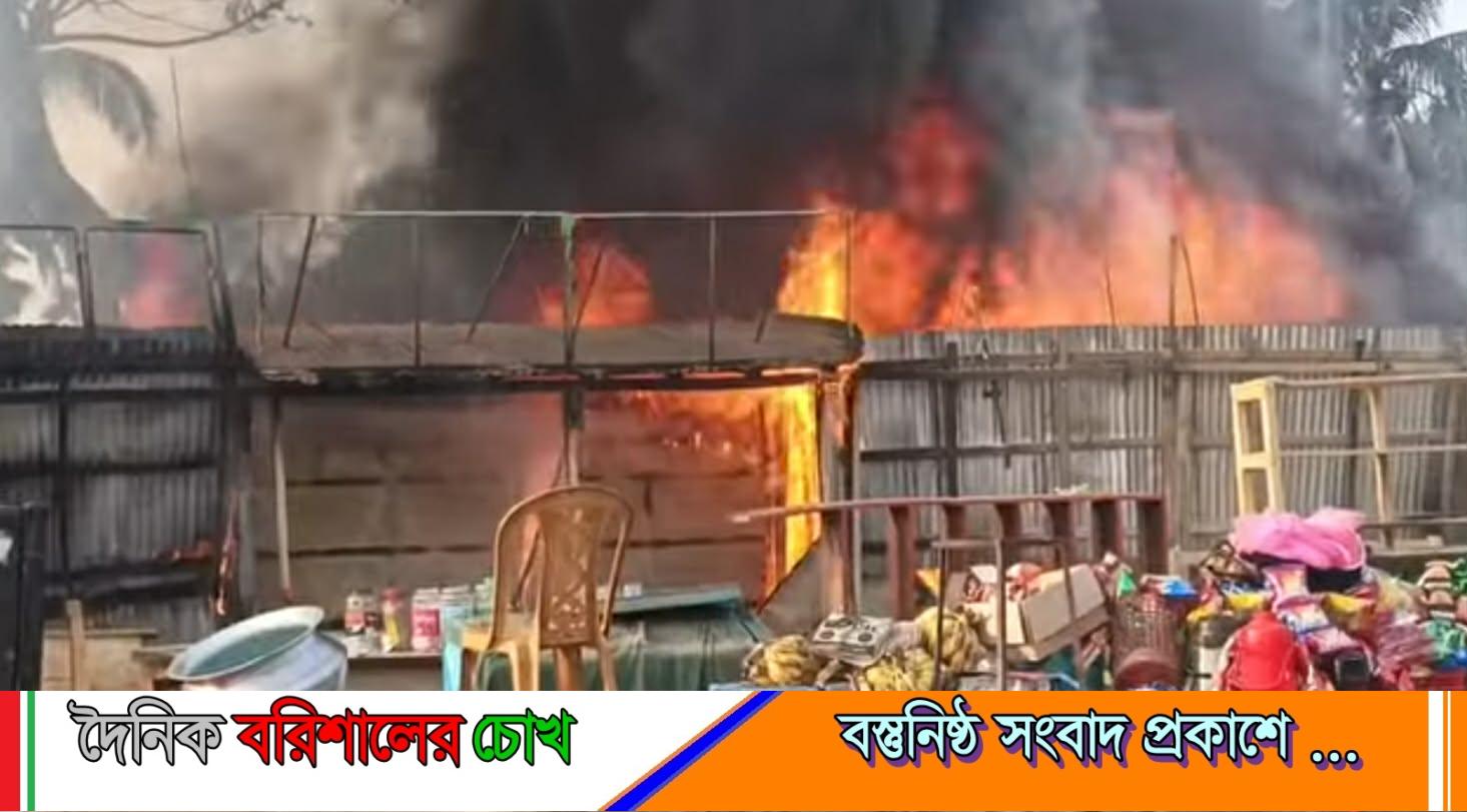 ভয়াবহ আগুনে পুড়ে ছাই ৮টি ব্যবসাপ্রতিষ্ঠান