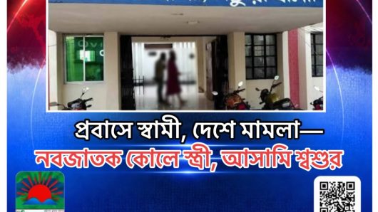 প্রবাসে স্বামী, দেশে মামলা—নবজাতক কোলে স্ত্রী, আসামি শ্বশুর