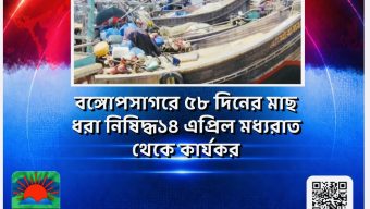 বঙ্গোপসাগরে ৫৮ দিনের মাছ ধরা নিষিদ্ধ: ১৪ এপ্রিল মধ্যরাত থেকে কার্যকর