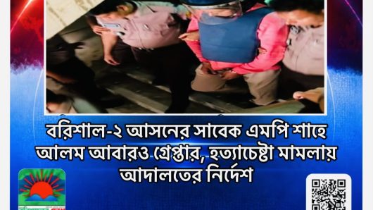 বরিশাল-২ আসনের সাবেক এমপি শাহে আলম আবারও গ্রেপ্তার, হত্যাচেষ্টা মামলায় আদালতের নির্দেশ
